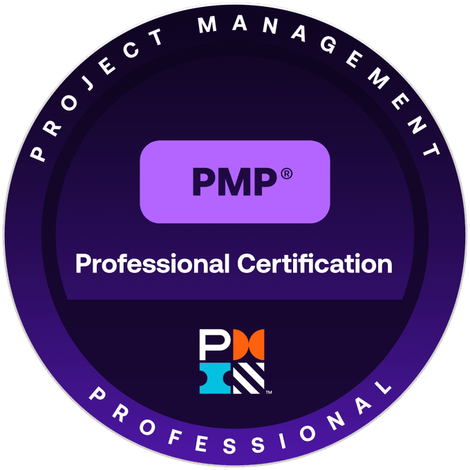 PMI Project Management Professional, PMP badge